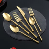 Nordic Western Custom 304 Stainless Steel Bright Small Wild Waist Steak Knife and Fork Household Tableware Spoon