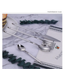 High Quality Reusable Cutlery Set Creative Silverware Flatware Spoon and Fork Set Made from Stainless Steel
