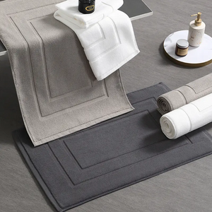 New Styles Jacquard Floor Mat Water Absorbent Non Slip Foot Towel Hotel Bath Mats
