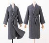 Wholesale Hot Selling Unisex White 100% Cotton Waffle Bathrobe For Hotel Spa Bath Robe
