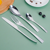 Western tableware mirror polished fish tail knife fork spoon steak knife stainless steel