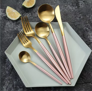 High quality Stainless Steel Cutlery Set Mirror polish Silverware Spoon Fork Knife Tableware sets for hotel restaurant