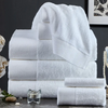 5 Star Hotel Quality Towels Custom Logo Towels Set Luxury Cotton White Bath Towels