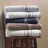 Luxury White Maximum Softness Jacquard Cotton Thick Quick-Dry Bath Towel Set