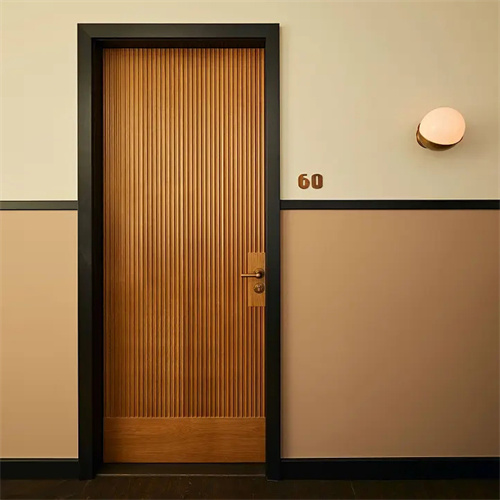 Contemporary Hotel Furniture with Competitive Price Solid Wood Door for Modern Hotels and Apartments