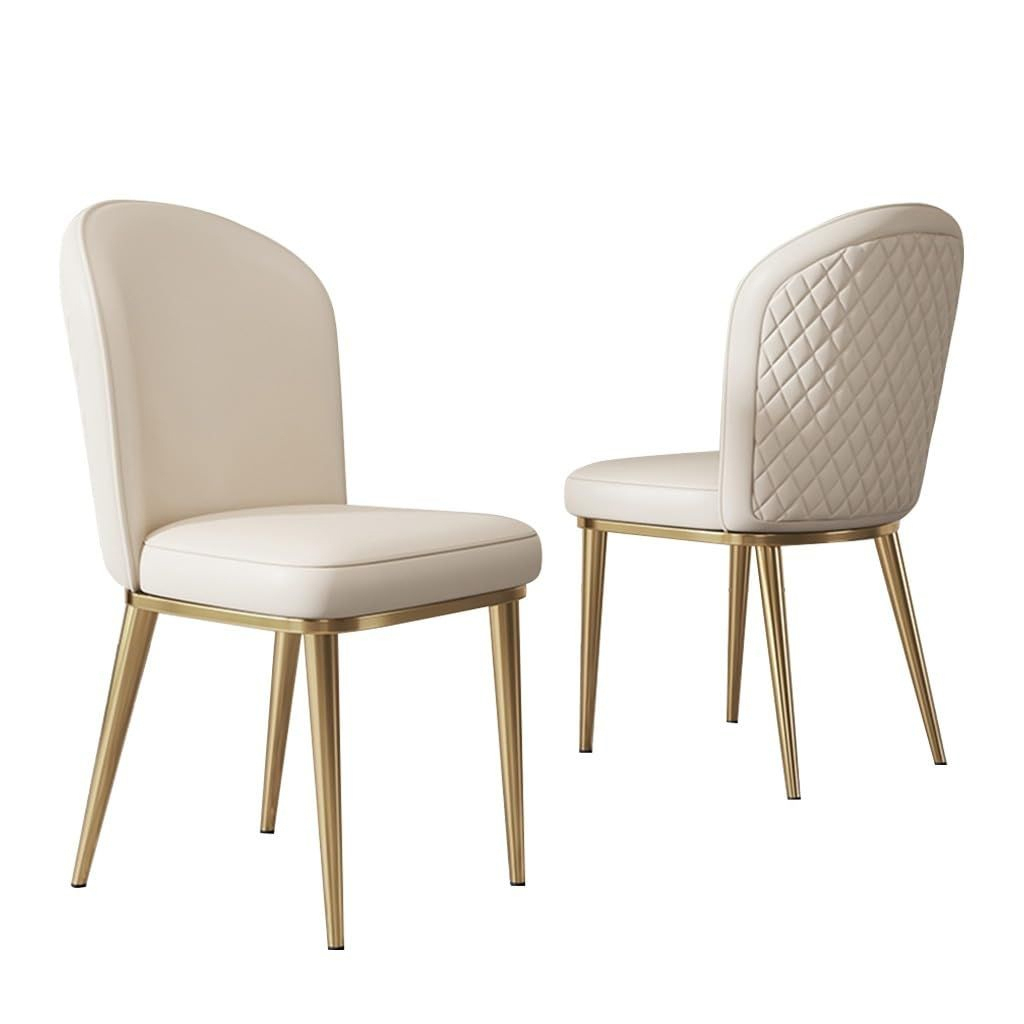 Design Luxury Modern Nordic Dining Chair with High-End Backrest Metal Nail Art Stool for Home Hotel Island Table Dining Room