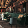 Custom Made Modern Design Round Wood Hotel Lobby Sofa Exquisite Hotel Chairs