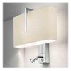 Modern Hotel Home Decor Decorative Metal Fabric Shade Indoor Lights Bedside Bed Side Reading Luxury Wall Lamp