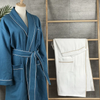 Panic Buying Hotel Bathrobes Solid Premium Cotton Sleepwear Absorbent Soft Long White Bathrobes