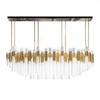 Modern gold pendant lights luxury crystal led chandelier for dinning room living room dining table