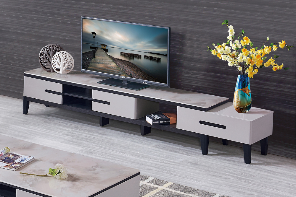 Modern Simple Living Room Furniture Set Wooden tv Cabinets Designs Furniture glass door Decorative cabinet