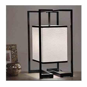 Japanese Style Luxury decoration bedside light fabric table lamps for Room