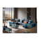 2021 hot sale European and American apartment interior leather sofa set fashionable living room comfortable sofa