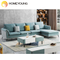 Postmodern light luxury European style living room sofa stretch sponge fabric corner sofa
