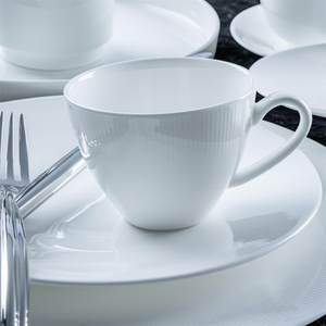  Formal White Restaurant Hotel Porcelain Ceramic Chinaware Dinner Sets For Wedding