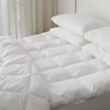 Hotel Supplies Bedroom Feather Down Filling Double Layers Mattress Topper for Home and Hotel