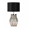 Modern nordic hotel home living room bedside bedroom bed side decorative silver metal led table lamps