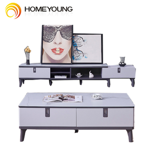 Living Room Lcd Tv Stand Wooden Quantity Led Metal Glass Layer Packing Modern Furniture Tempered Pcs Design DROP Material ISTA
