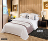  New Design Wholesale White Hotel Sheets White Bed Linen Print Microfiber Textile Bed Sheet Sets