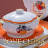 China Ceramic Dinnerware Sets/ Chinese Style Ceramic Dinner Sets/ White Ceramic Porcelain Dinner Set