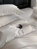 Top Selling 5 Star Hotel 4 Pieces White Cotton Hotel Bedding Set Luxury with Logo