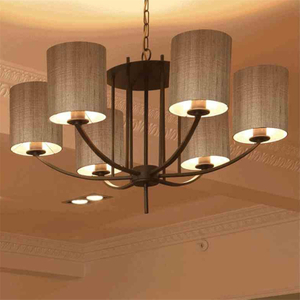 Chandelier Shades 6-Light Fixture for Dining Room House Foyer Kitchen Island Entryway