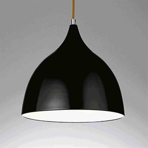 Black Vintage Retro Horn Shape LED Light pendant light Single Chandelier Creatives Hanging Lamps Nodic Light
