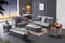 High quality Home living room gray sleeper sofa cama used fabric sofa beds
