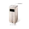 Rectangular Stainless Modern Waste Bin for Household Office Kitchen for Hotels