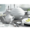 White Round Banquet Restaurant Crockery Ceramic Dish Plates Hotel Bone China Dinner Plates